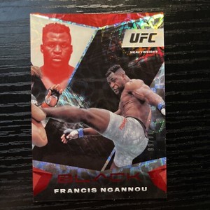 2021 Panini Chronicles UFC Francis Ngannou Asia Red /88 Tmall SP #109 Black