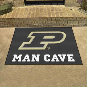 NCAA - Purdue Boilermakers Man Cave All-Star Rug - 34 in. x 42.5 in. - Picture 1 of 5
