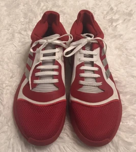 ADIDAS MENS Sz 14 Red Basketball Shoes/Sneakers APE779001 Clean!  EUC - Picture 1 of 11