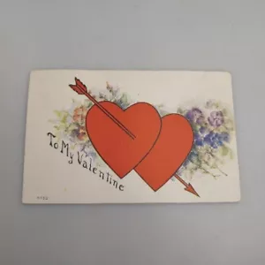 Vintage Valentinstag Postkarte: Zu meinem Valentinstag, F.A. Owen Co. - Bild 1 von 5