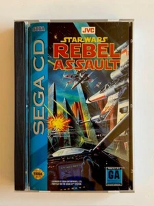 Star Wars The Rebel Assault (Sega CD, 1993) Complete Excellent Cond. - Picture 1 of 3