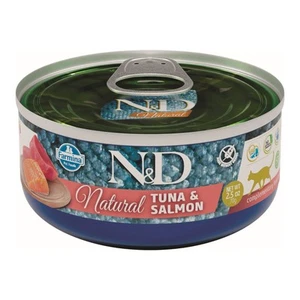 Farmina N&D Cat Natural Tuna & Salmon 70g Nassfutter für Katzen Thunfisch Lachs - Bild 1 von 3