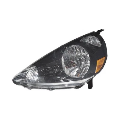Faro lateral del conductor negro HO2502131 para Honda Fit 2007 2008 - CAPA Foto 1 de 4