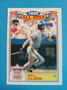 1990 Topps All-Star Game Commemorative Will Clark #2 - Bild 1 von 2