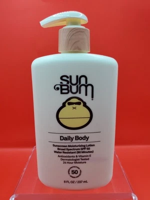 Sun Bum Daily SPF 50 Sunscreen Lotion 8oz Vegan Broad Spectrum Care Exp 12/25 - Image 1 of 3