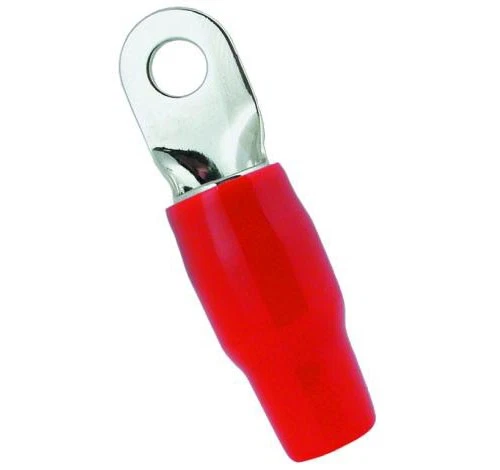 Stinger SPT5101 Chrome 0Ga 1/0 Ring Terminal 5/16" Crimp (1 Black & 1 Red) Kit - Image 1 of 1
