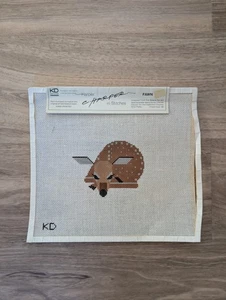 Charley Harper Hand Painted Needlepoint Canvas - FAWN CH-F011 - New - Picture 1 of 11