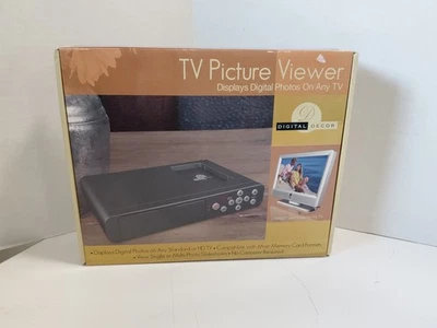 Digital Decor TV PICTURE VIEWER for Standard or HDTV Displays Digital Photos Nib - Image 1 of 4