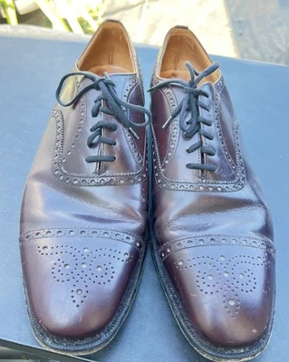 Церковь Англии Мюнхен коричневый Brogue Wingtip Оксфорд дерби туфли США 14 D / Великобритании 13 - Изображение 1 из 4