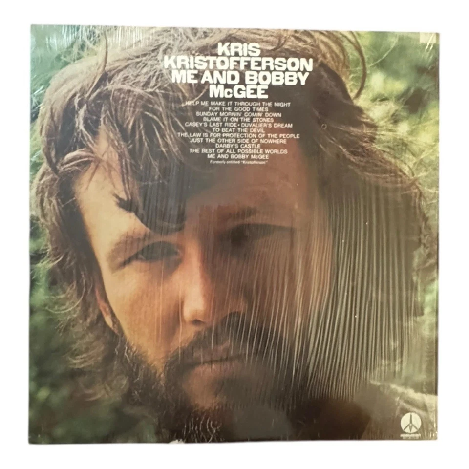 Kris Kristofferson-“Me And Bobby McGee” Vinyl LP Monument Records 1971 - Image 1 of 3