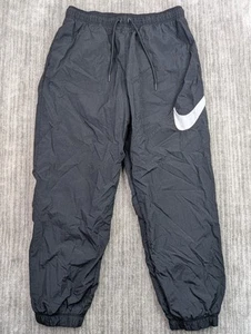 Nike Sportswear Essential Joggers Women's M Crinkle Woven Black Lined DM6183-010 - Picture 1 of 12