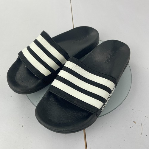 Sandali infradito ADIDAS ADILETTE CLOUDFOAM sliders 7 neri da uomo slip on