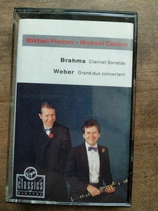Brahms Clarinet Sonatas Weber - Mikhail Pletnev/Audio Cassette Virgin Classics - - Picture 1 of 2