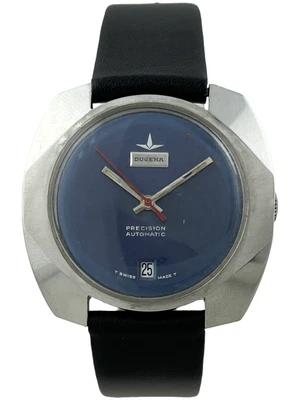 Herrenarmbanduhr Dugena Precision Automatic ETA 2772 mit Datum, funktioniert - Bild 1 von 4
