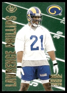 Leaf Grass Roots 1996 Lawrence Phillips 2840/5000 Nebraska Cornhuskers #17 - Imagen 1 de 2