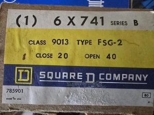 Pressostat carré D 785901 fermer 20 ouvert 40 classe 9013 type FSG-2 neuf - Photo 1/2