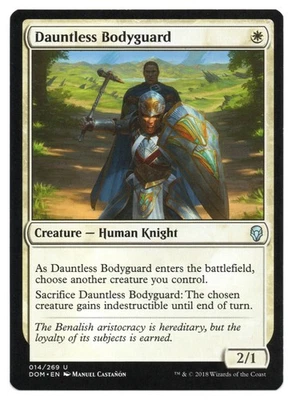 MTG Dauntless Bodyguard | #14 Dominaria | English - Image 1 of 2