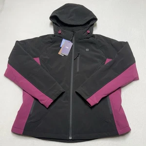 Ororo Beheizbare Jacke Damen XL Softshell Kapuze Winter Ski Wandern Neu mit Etikett - Bild 1 von 11