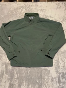 Chaqueta Uniqlo Harrington Para Hombre L Verde Cremallera Frontal Cuadros Forro Exterior - Imagen 1 de 8