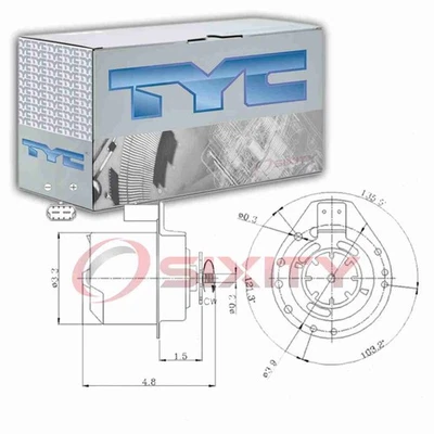 Motor ventilador de refrigeración izquierdo TYC para Pontiac Grand Prix 1990-2002 3,1 L 3,8 L tm Foto 1 de 4