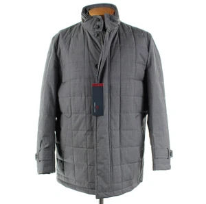 Cardinal of Canada NWD Wool Quilted Jacket w/ Hood Size XL (46-48 US) In Gray - Picture 1 of 15
