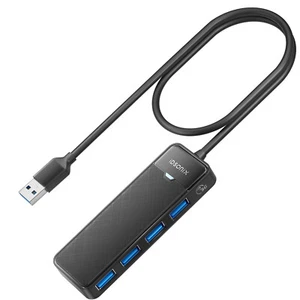 USB A 3.0 HUB Verteiler Splitter Adapter Super Speed Datenhub 4 Port für Laptop - Bild 1 von 10