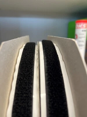 Klettband Flauschband 16mm selbstklebend schwarz, 50 Meter Rolle (APLIX 800) - Bild 1 von 3