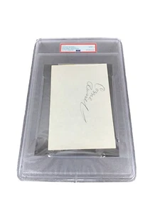 The Finest, Cazzie Russell NBA  Autograph Signed 4 X 6 Page PSA Grade 9 MINT - Picture 1 of 5