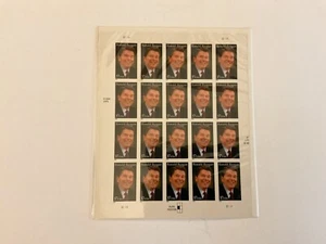 MNH 2010 Full Sheet of 20 Forever Ronald Reagan Centennial USPS Stamps - Picture 1 of 1