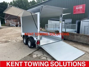New Debon C500 10ft Box Trailer with TWO Sales Exhibition Flaps Included 2000kg - Picture 1 of 15