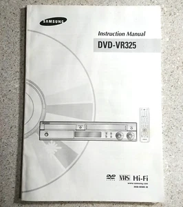Samsung VR-325 DVD Recorder MANUAL ONLY - Picture 1 of 3