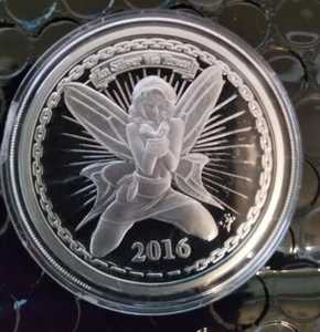 REDDIT SILVERBUG ALYX THE FAIRY 1OZ SILVER PROOF COIN W COA - Picture 1 of 5