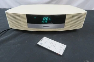 BOSE WAVE RADIO II AM/FM Radio Model: AWR1B1 (White) w/ Remote - Picture 1 of 8