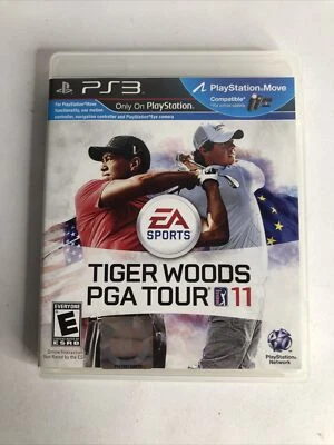 Tiger Woods PGA Tour 11 Sony PlayStation 3 2010 Classic PS2 Tested And Works - Image 1 of 3