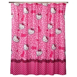 Hello Kitty, Anna & Elsa, TMNT, Star War, Olaf, Ariel Fabric Shower Curtains NEW - Picture 1 of 7