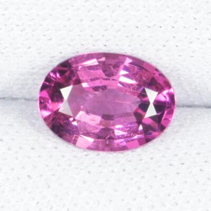 1.15 ct TOP LUSTROUS NICE PINK / NATURAL PINK TOURMALINE Oval See Vdo DIS - Picture 1 of 2