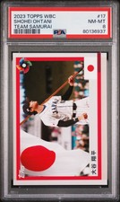 SHOHEI OHTANI 2023 Topps WORLD BASEBALL CLASSIC Japan #17 Team Samurai  PSA 8