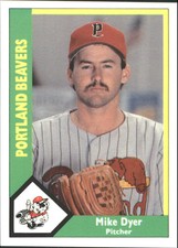1990 Portland Beavers CMC #6 Mike Dyer