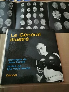 Le Général Illustré Montage / Jean Harold Texte De Gaulle / Denoël Fotomontagen - Bild 1 von 12