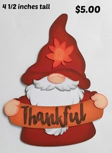 Álbum de recortes de otoño AGRADEKFUL GNOME troquelado de papel prefabricado 3D troquelado para Rhonda - Imagen 1 de 1
