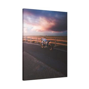 BMW Inspired R Nine T High Resolution Museum Quality Vertical Motorcycle Canvas - Picture 1 of 10