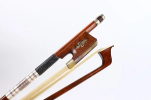 4/4 Violin Bow snakewood Natural Bow Hair Straight Violin Accessory - Picture 1 of 8