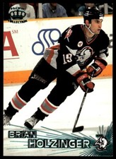 1997-98 Pacific Crown Emerald Green Brian Holzinger Buffalo Sabres #158 R93