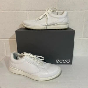 ECCO Golf Biom Hybrid Original Men's Leather Shoe EU 45/US 11-11.5 White #131654 - Picture 1 of 12