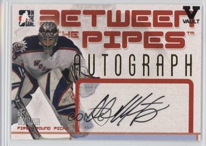 2006-07 ITG Between the Pipes Auto ITG Vault Black Al Montoya #A-AM2 Auto
