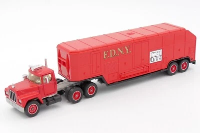 SOLIDO CAMION MACK R600 SEMI REMORQUE  POMPIERS F.D.N.Y - Photo 1/4