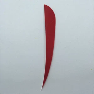 100pcs 4inch Parabolic Archery Arrow Fletches Feather Fletching RW - Picture 1 of 18