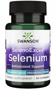 SWANSON SelenoExcell Selenium 200mcg 60kaps SELEN - Zdjęcie 1 z 1