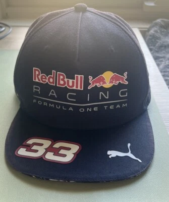 Max Verstappen #33 Puma Red Bull Racing Formula One Team F1 Gorra Snapback Foto 1 de 4