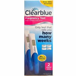 Clearblue Digital Pregnancy Test How many weeks 2 test